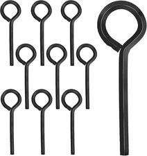 Sliverdew 5/32 Inch Allen Wrench Keychain Standard Hex Inch, Black 