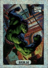 1994 Fleer Marvel Masterpieces Hildebrandt Brothers 4 Hulk Silver Holofoils