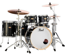 Pearl 5 Piece Session Studio Select Black Hal...