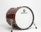 Dolby 22 x 14” Electronic Kick Drum Red Wood Bass for Roland Alesis Lemon