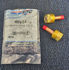 (QTY 2) American Torch Tip 45V64: Linde Large Diameter Gas Lens
