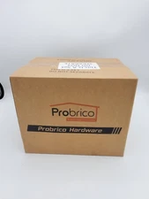 Probrico 6 pack Passage Door Knobs Brushed Nickel Interior Keyless, Hall/ Closet