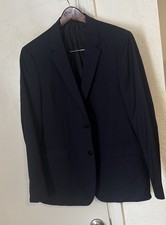 New Theory 2btn Navy Blue Blazer Sportcoat 40 R Reg