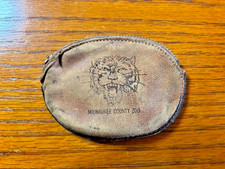 Vintage Leather "Milwaukee Zoo" Coin Purse