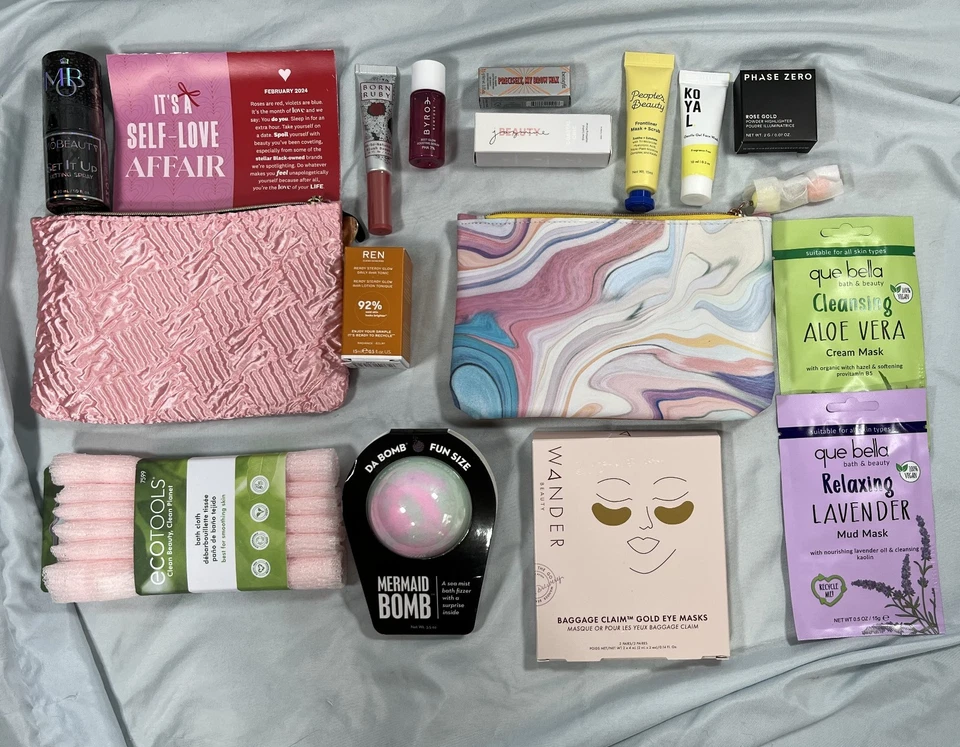 Ipsy гламурные сумки - предметы личной гигиены - макияж - ванна - маска для лица - большой лот - новый - Изображение 4 из 4