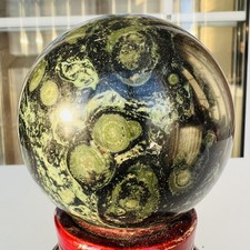 Sfera cristallo diaspro Kabamba naturale Kambaba roccia agata minerale Reiki 1,306 libbre