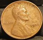 1932 Philadelphia Mint Copper Lincoln Wheat Penny Cent! Nice Condition!