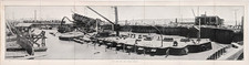 1911 RAISING of the U.S.S. MAINE - Havana Cuba - LARGE PANORAMIC PRINTED PHOTO
