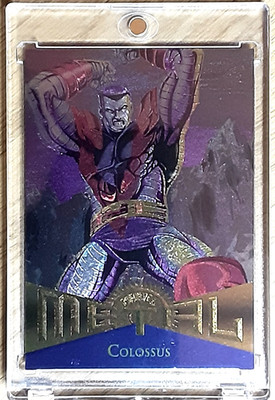 Marvel Metal Card 90 COLOSSUS 1995.