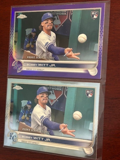 2022 Topps Chrome Update Bobby Witt Jr. (RC) #USC176 2 Card Auction