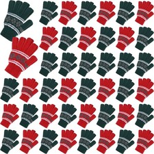 100 Pairs Winter Gloves Bulk Unisex Winter Knitted Warm Gloves Gift for Men W...