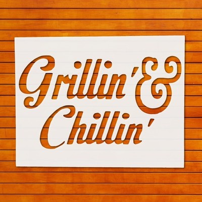 Reusable Plastic BBQ Stencil Template for Grilling & Outdoor Decor - StencilAir