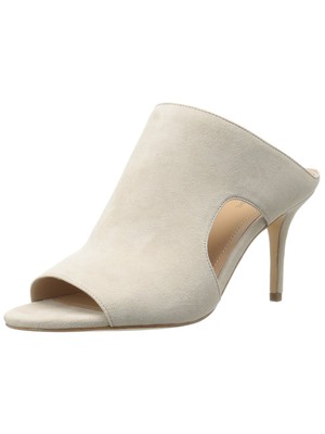 POUR LA VICTOIRE Womens Sand Beige  Zandra Stiletto Mules Shoes 6.5