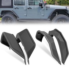 For 2007-2018 Jeep Wrangler Jk Jku Front Rear Fender Flares Tube Mud Guard Kit