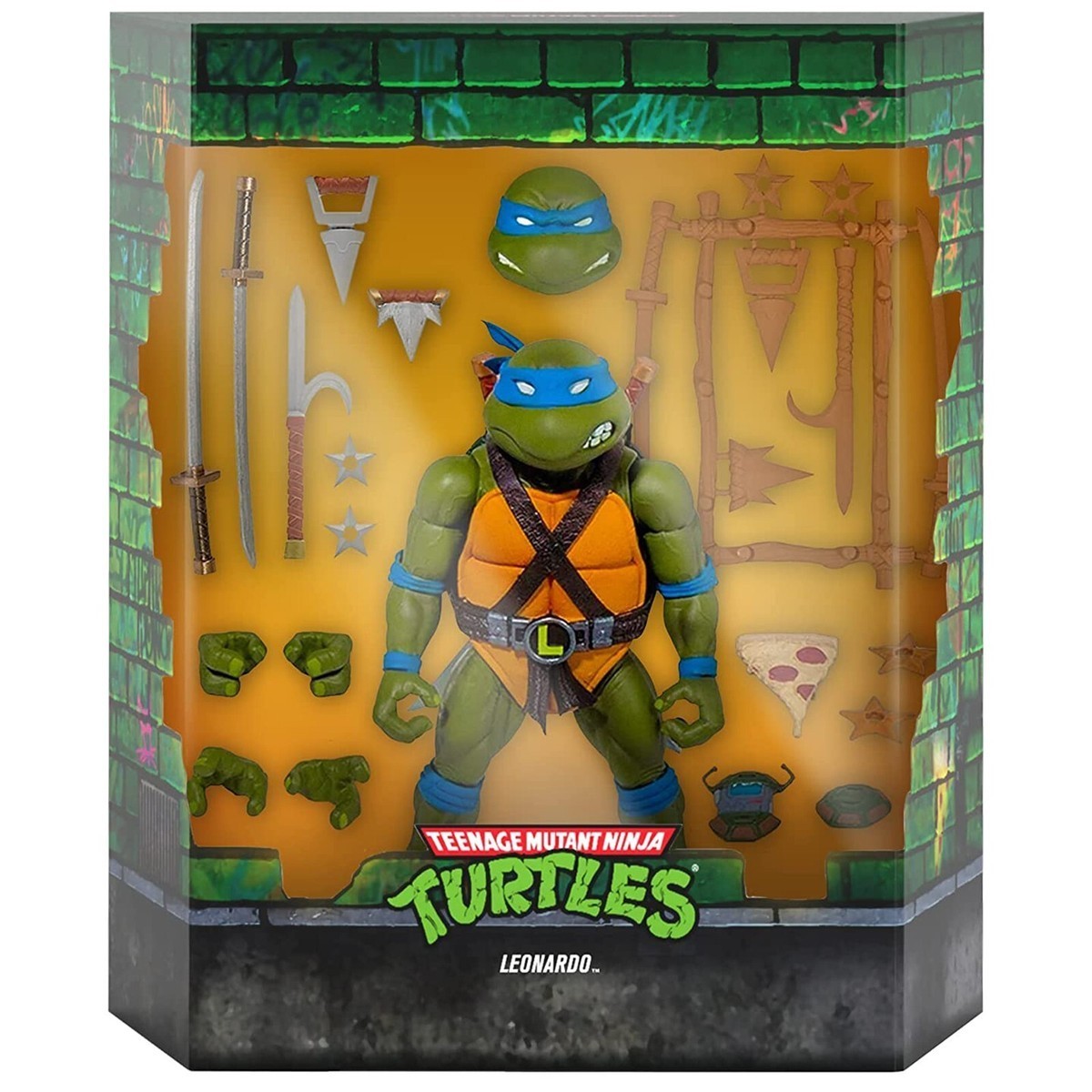 Super7 Teenage Ultimates Wave 2 Leonardo 7 inch Action