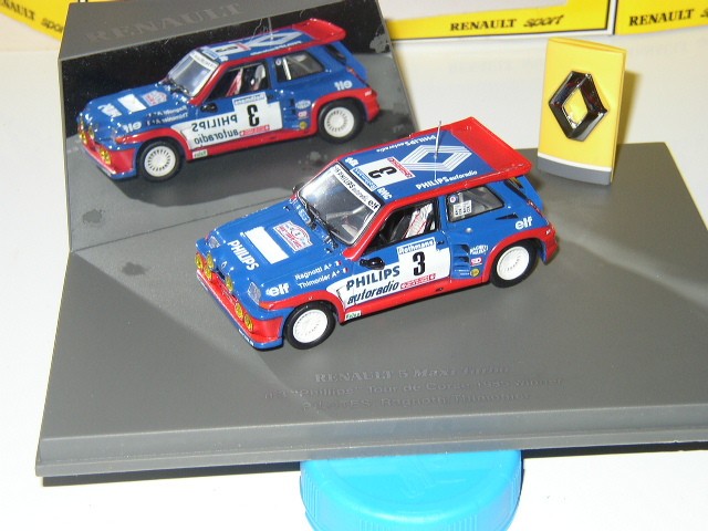 Renault 5 Maxi Turbo Philips 1985 voiture miniature Tour de Corse Universal Hobbies