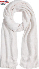 Womens Soft Chenille Winter Scarf Warm Thick Cold Weather Wrap
