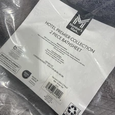 Member's Mark Hotel Premier Collection Oversized 6-Foot 2-Piece Bath Sheet Set
