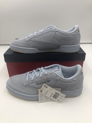 Reebok Suede Men's Club C 85 Sneaker, Pale Blue/ Men's Size 10  