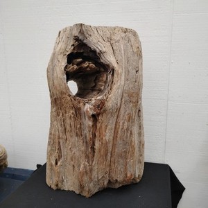 Driftwood Stump Base With Large Natural Hole