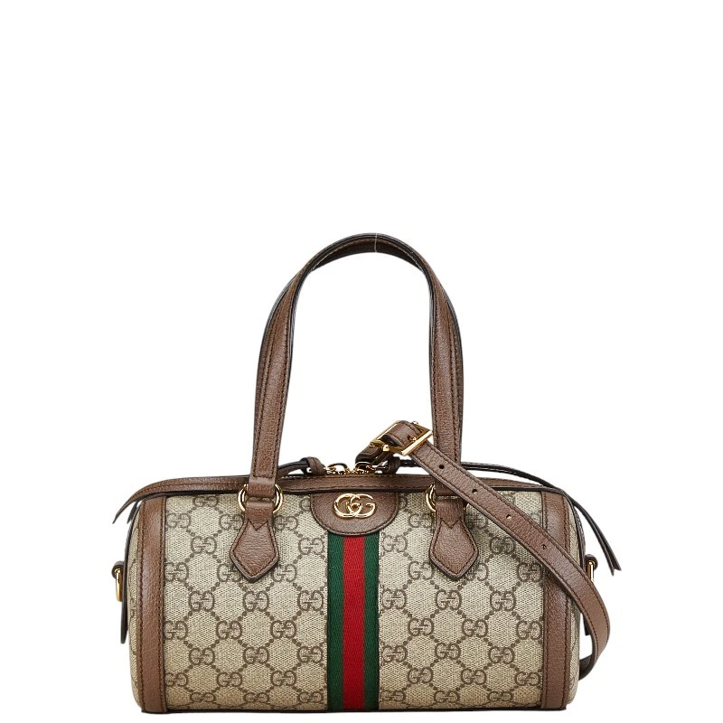 Gucci Gg Supreme Ophidia sac à main sac à bandoulière 2 voies 602577 cuir r7_0403