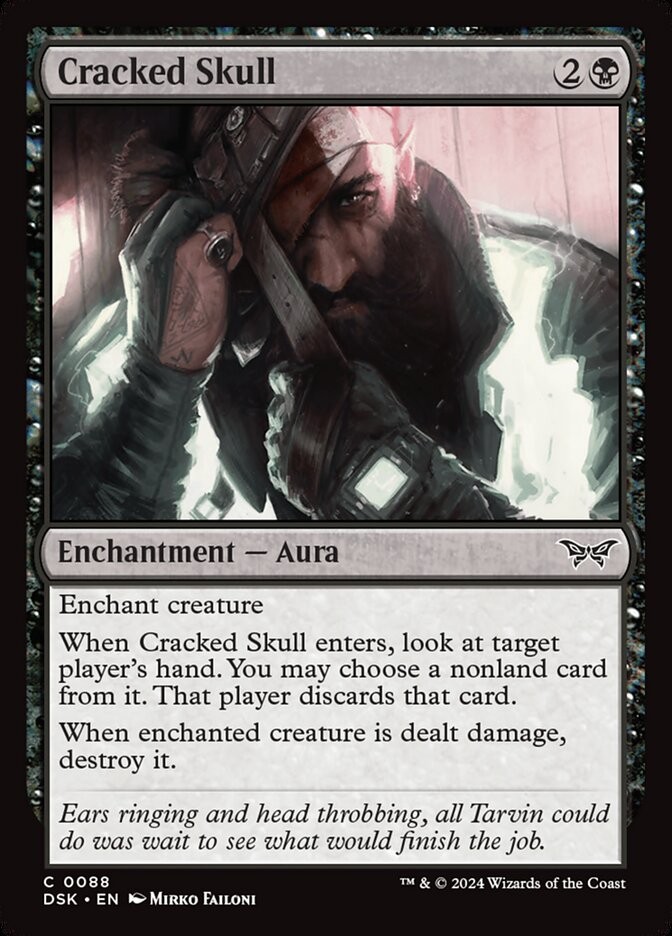 Cracked Skull Foil (088) Duskmourn: House of Horror DSK MTG Magic