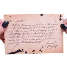 Wizarding Trunk Harry Potter Gryffindor Common Room Notices Prefect Note Replica