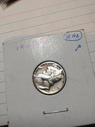 1942 D Mercury Dime FB Brilliant Uncirculated 90% Silver BU FSB