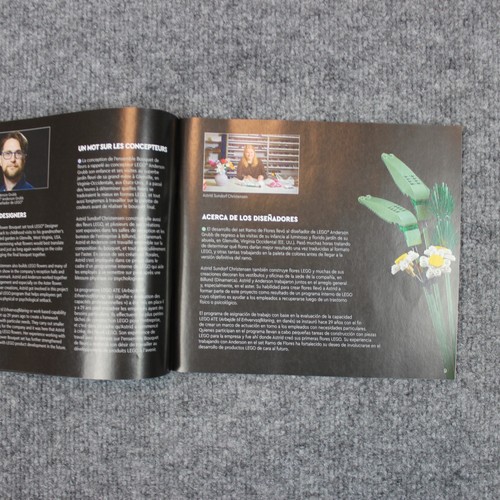 LEGO Ramo de Flores 6403263 Manual de Instrucciones Libro - Imagen 2 de 4