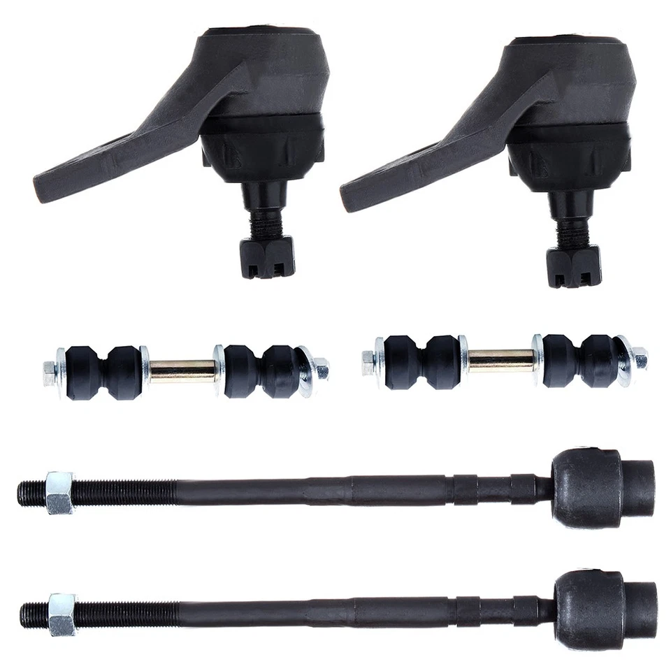 6Pcs Steering Ball Joint Tie Rod Sway Bar Parts Fits 1992-1996 OLDSMOBILE 88 98 - Image 2 of 4