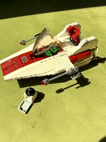 LEGO Star Wars 6207 A-Wing Fighter Complete w/ Mini Figs+ Instructions No Box