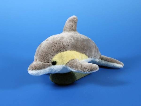 Delphin Grau PlüSchtier Stofftier PlüSch-Kuscheltier Delfin Neu Ca. 21 Cm-image
