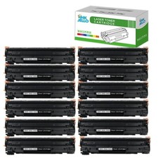12 Cartucce Toner Nero per HP CE285A LaserJet Pro M1214nfh M1217nfw P1100