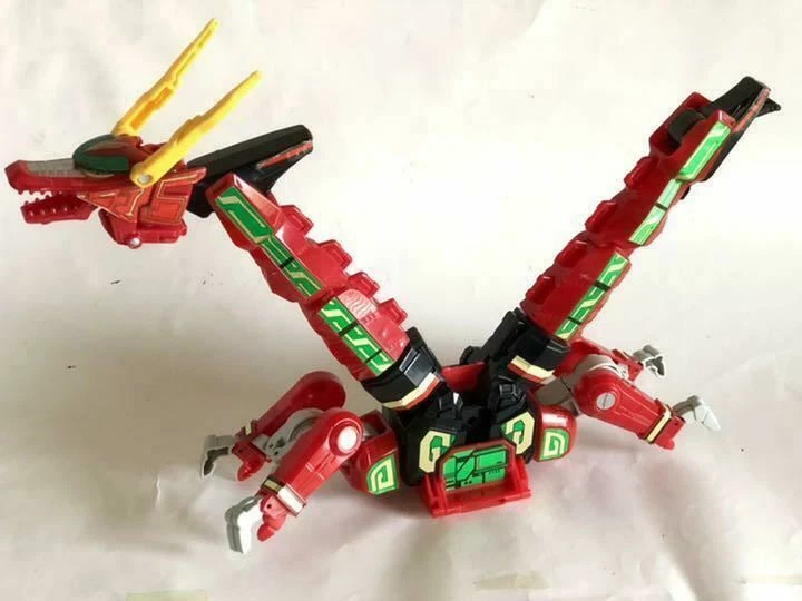 spild væk dyr begynde Mighty Morphin Power Rangers Dairanger DX Red Dragon Thunderzord Megazord  BANDAI | eBay