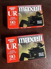 Maxell UR90 90 Minutes Audio lot of Cassette Tapes SEALED
