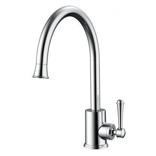 Posh CANTERBURY SINK MIXER Curved Gooseneck WELS 4 Star Chrome Or Brass Gold eBay