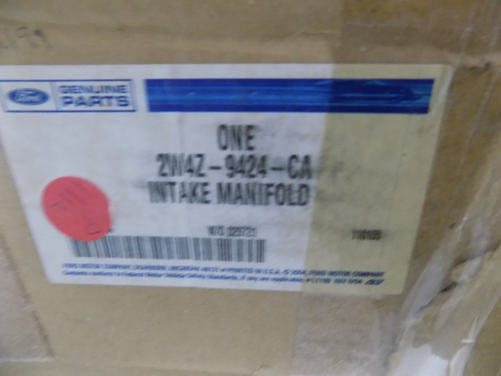 New OEM 2002 Ford Lincoln LS Intake Manifold Inlet Plenum 2W4Z9424CA