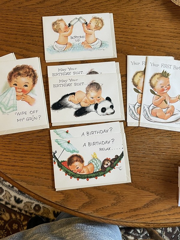 1950s Coronation Collection By Charlot Bri Cards Signed, Set Of Nine