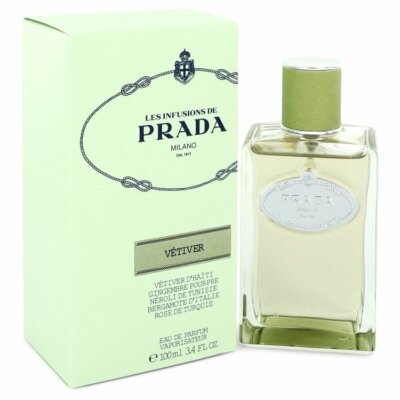 Infusion De Vetiver Men's Cologne By Prada 3.4oz/100ml EDP Plain Box