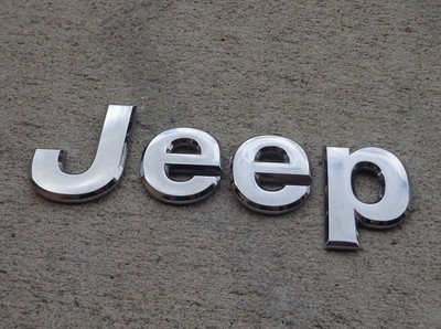 Jeep emblem letters badge symbol Liberty 3.7L Renegade OEM Factory ...