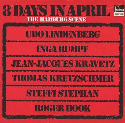 The Hamburg Scene - 8 Days In April GER LP 1974 (VG+/VG+) Fontana 6434 232 '
