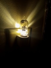 Qty 1 TNTubes LED Night Light 12AU7A Style Vacuum Tube White Auto Light Sensing