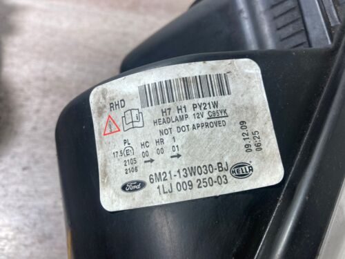 2010 FORD S-MAX PASSENGER & DRIVER SIDE FRONT HEADLIGHTS PAIR - Picture 7 of 13