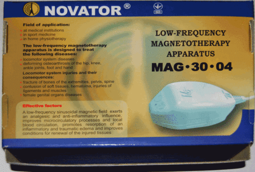 Tragbares niederfrequentes Magnetfeldtherapiegerät MAG-30 4 - Bild 8 von 13