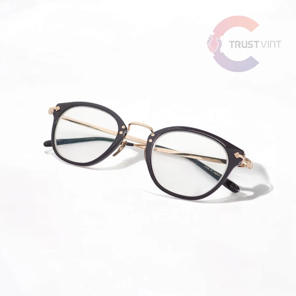 Oliver Peoples 507C Eyeglasses Frame 45□24 142 BK/G Black Made in Japan