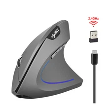 HXSJ  Mouse Vertical Mice Ergonomic Rechargeable 3 DPI optional E0C4
