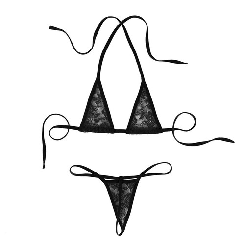 Sexy Women's Lingerie Swimwear Micro Mini Bikini Bra G-string Thong Underwear - Picture 135 of 233