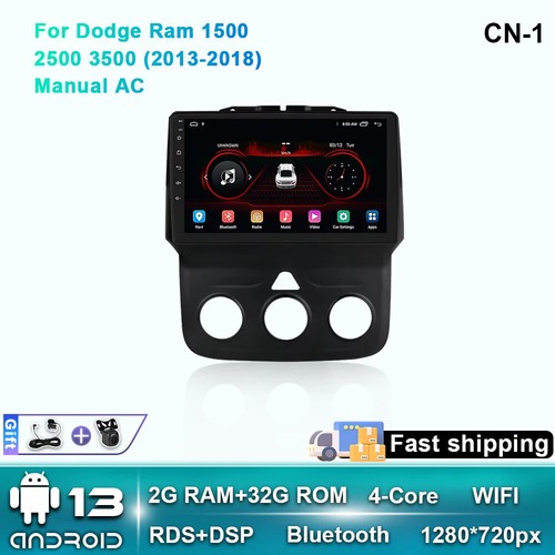 Android 13 Car Radio GPS 4G SWC BT CarPlay For Dodge Ram 1500 2500 3500 13-2018 - Picture 26 of 36