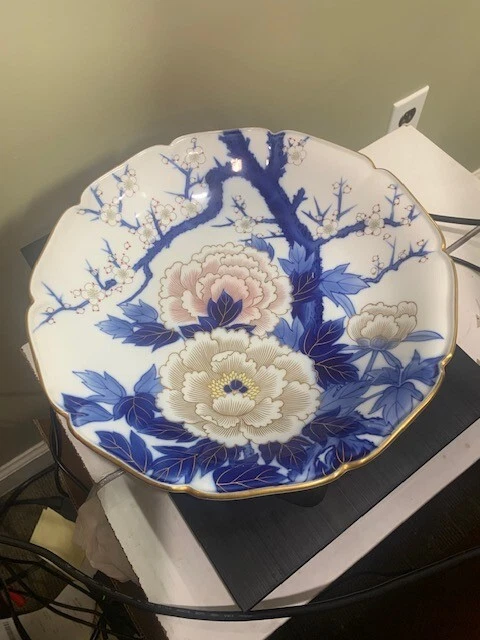 蓝色碗复古原始亚洲古董| eBay