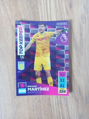 E. Martinez ASTON VILLA Premier League Adrenalyn XL 2021-22 Top Keeper Nr.371